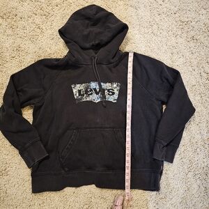 Levis Black Sequin Hoodie